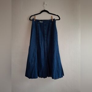 Vintage Jean Skirt